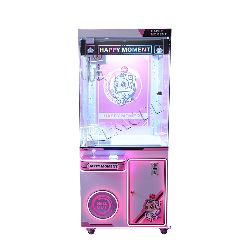 Arcade Vending Machines For Sale - Happy Moment Metal Claw Crane Machine-Coin-Operated