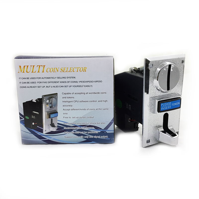 Multi Coin Acceptor Electronic - Arcade Ticket Machine ulasan dan harga