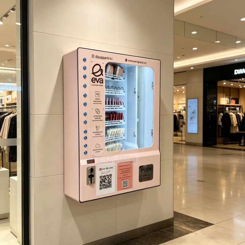 Sanitary Napkin Vending Machin - Vending Machine Qr Code ulasan dan harga